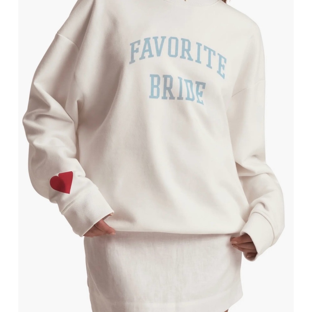 Favorite Bride XL Cotton Blend Sweatshirt Favorite Daughter